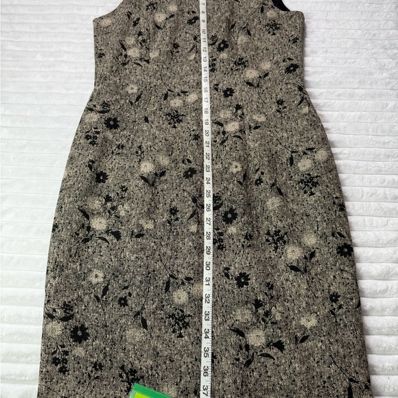 Liz Claiborne Floral Midi Dress - Black and Brown - Picture 3 of 7